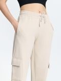 Spodnie dresowe - kremowy - SINSAY - small4