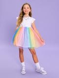 Haljina sa suknjom od tila - roze - SINSAY - small5