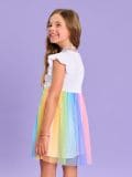 Haljina sa suknjom od tila - roze - SINSAY - small2