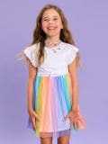 Haljina sa suknjom od tila - roze - SINSAY - small1