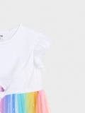 Haljina sa suknjom od tila - roze - SINSAY - small14