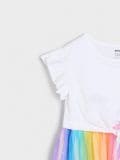 Haljina sa suknjom od tila - roze - SINSAY - small10