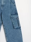 Teksapüksid wide leg - sinine - SINSAY - small9