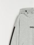 Pulover s kapuco - svetlo siva - SINSAY - small9