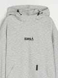 Pulover s kapuco - svetlo siva - SINSAY - small15