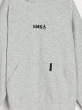 Pulover s kapuco - svetlo siva - SINSAY - small10