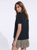 Boxy majica - crno - SINSAY - small2