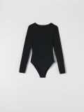 Body z długim rękawem - czarny - SINSAY - small1