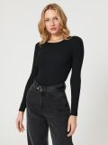 Body z długim rękawem - czarny - SINSAY - small2