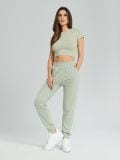 Crop top - πρασινο παλ - SINSAY - small4