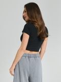 Crop top - crno - SINSAY - small2