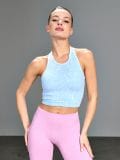 Sportski top - svetlo plava - SINSAY - small6