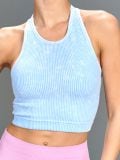 Sportski top - svetlo plava - SINSAY - small1