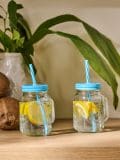 Багаторазовий стакан з соломинкою 4 pack - light blue - SINSAY - small3