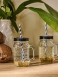 Taaskasutatav kõrrega tops 4 pack - must - SINSAY - small1