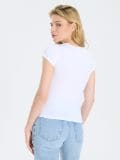 Μπλούζα basic - λευκο - SINSAY - small6