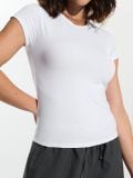 Μπλούζα basic - λευκο - SINSAY - small2