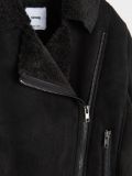 Faux suede jacket - black - SINSAY - small4