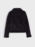 Faux suede jacket - black - SINSAY - small2