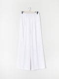 Hose mit weitem Bein - Weiß - SINSAY - small4