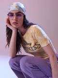 Disney crop top with print - light yellow - SINSAY - small2