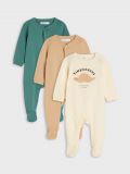 Confezione da 3 tutine - panna - SINSAY - small1