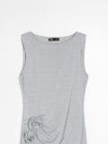 Uska mini haljina - svetlo siva - SINSAY - small8