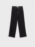 Джинси wide leg - чорний - SINSAY - small3