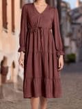 LADIES` DRESS - veinipunane - SINSAY - small1