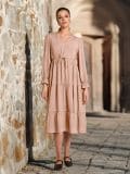 LADIES` DRESS - kohvivärvi - SINSAY - small3