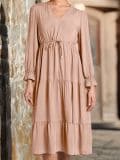 LADIES` DRESS - kohvivärvi - SINSAY - small1