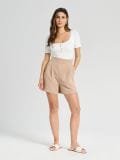 LADIES` BLOUSE BODY - krem - SINSAY - small4