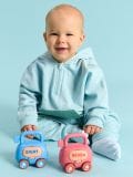 Pulover s kapuco - bledo modra - SINSAY - small2