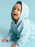 Pulover s kapuco - bledo modra - SINSAY - small5