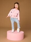 Кардиган з паєтками - пастельний рожевий - SINSAY - small1