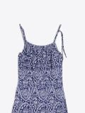 Mini obleka z vzorcem - modra - SINSAY - small11