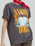 Pamučna majica s printom Snoop Dogg - sivo - SINSAY - small1