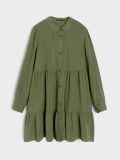 Kraega minikleit - oliivroheline - SINSAY - small4