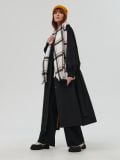 Szalik w kratę - kremowy - SINSAY - small3