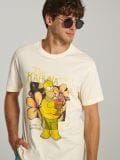 Футболка з принтом The Simpsons - кремовий - SINSAY - small5