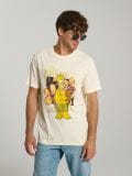 Футболка з принтом The Simpsons - кремовий - SINSAY - small1