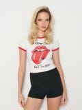 Bombažna majica s potiskom The Rolling Stones - rdeča - SINSAY - small6