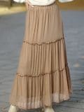 Suknja - zlatno braon - SINSAY - small1