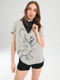 Majica Tom&Jerry - svetlo siva - SINSAY - small3