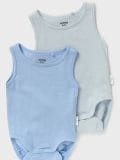 Боді, 2 шт. - light blue - SINSAY - small1