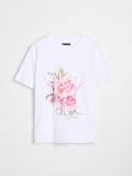 T-särk lillemustriga - valge - SINSAY - small5