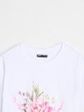 T-särk lillemustriga - valge - SINSAY - small12