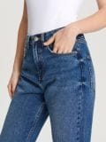 Jeansy mom petite - granatowy - SINSAY - small4