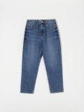 Jeansy mom petite - granatowy - SINSAY - small1
