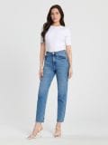 Jeansy mom tall - niebieski - SINSAY - small6